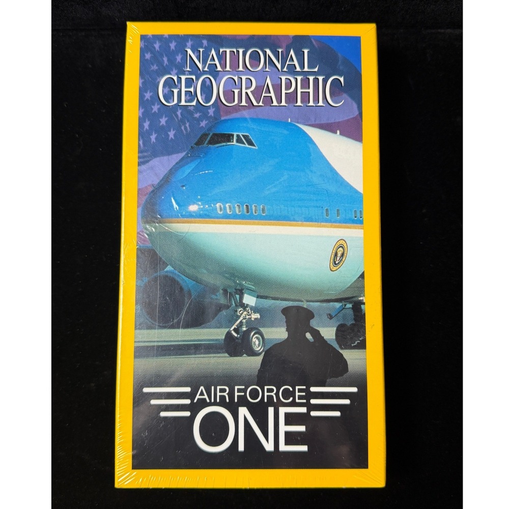 National Geographic Air Force One VHS 2001 Documentary New Sealed 70071